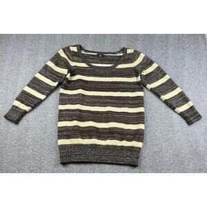 Metaphor Striped Knit Sweater Size XL